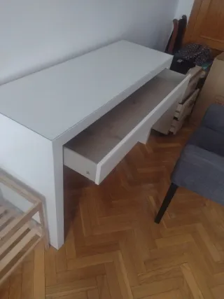 Tocador Blanco con Cristal Ikea