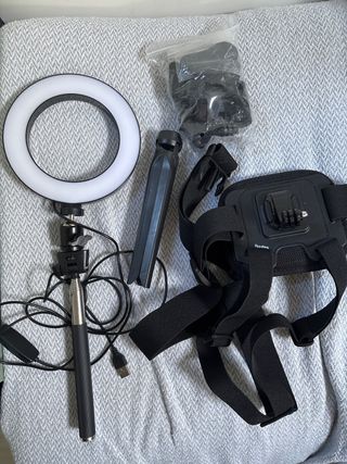 Kit Accesorios Grabación Aro Luz + Soporte
