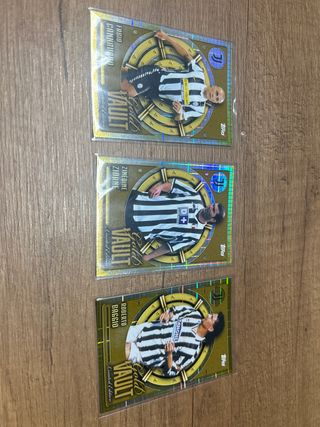 3 Carte Topps Gold Vault Juventus