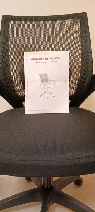 Silla de Oficina Ergonómica Negra