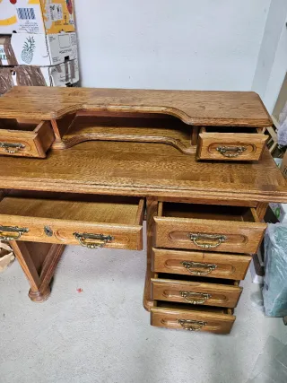 Tocador de madera maciza CASTAÑO MACIZO