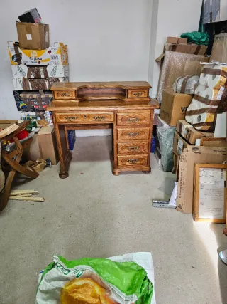 Tocador de madera maciza CASTAÑO MACIZO