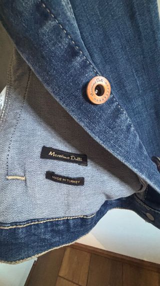 Chaqueta Tejana Massimo Dutti Azul