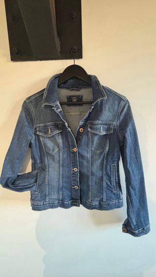 Chaqueta Tejana Massimo Dutti Azul