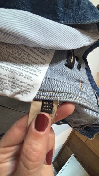 Chaqueta Tejana Massimo Dutti Azul