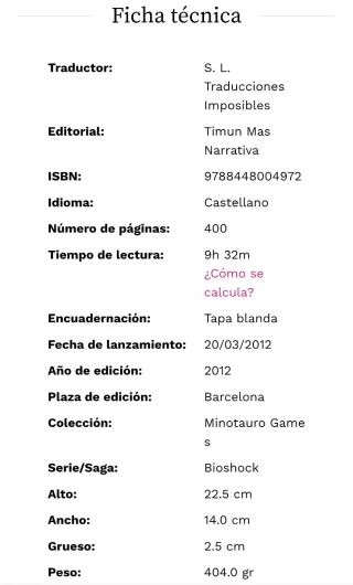 BioShock. Rapture (Minotauro Games) (Spanish Ed...