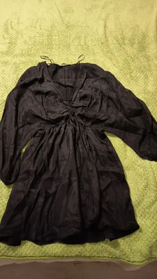 Vestido Zara Rojo Manga Larga