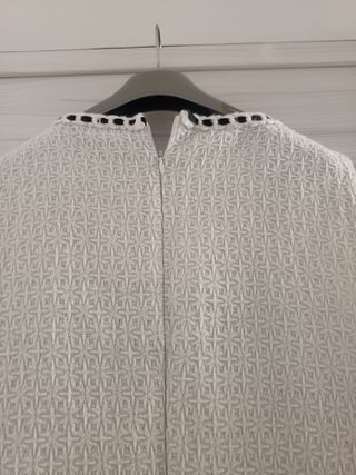 Scamiciato bianco con tasche taglia XL