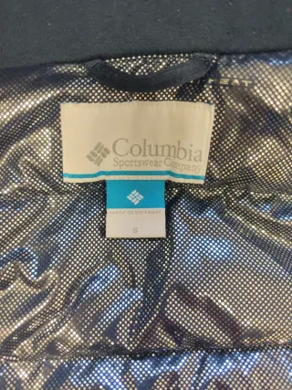 Abrigo Columbia Azul con Capucha