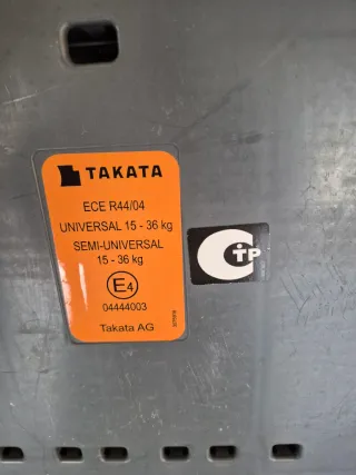 Silla coche BMW Takata Grupo 2/3 con isofix