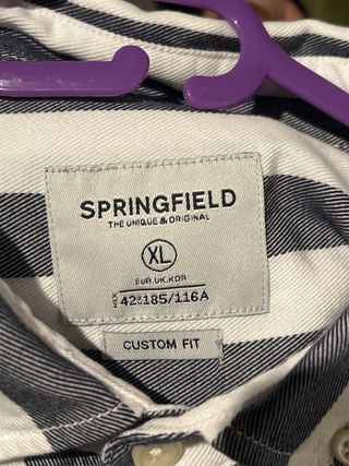 Camisa Hombre Springfield Rayas Talla XL