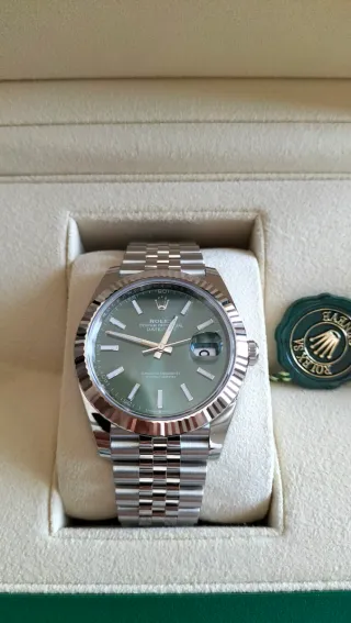 Rolex Datejust 41 126334 verde mint