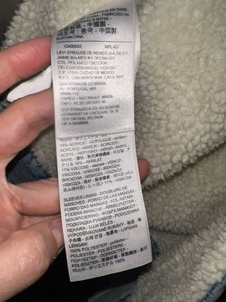 Blusão Levi's Ganga Forrado Pelo