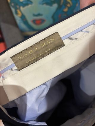 Traje Zara Hombre Azul