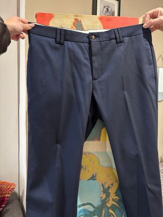 Traje Zara Hombre Azul