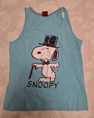 Camiseta Snoopy Topo Azul