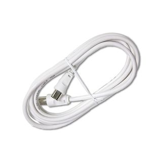 3 Cables Coaxiales TV 5M Blanco