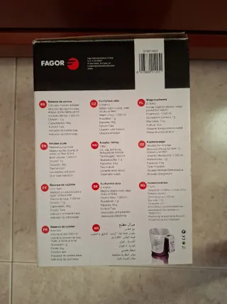 Balanza de cocina digital