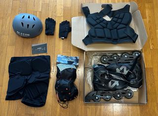 TIJUANA PATINES EN LINEA TALLA 40 + PROTECCIONES