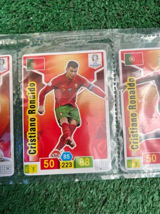 3 Cromos Cristiano Ronaldo Eurocopa 2024 Alemania