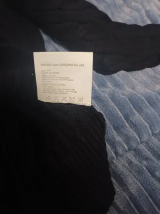 Jersey Comme des Garçons negro❤️