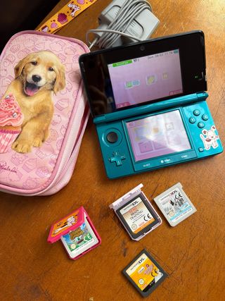 Nintendo 3DS Verde con accesorios