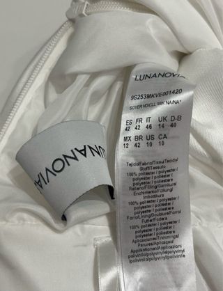 Vestido de Novia Blanco de Luna Novias