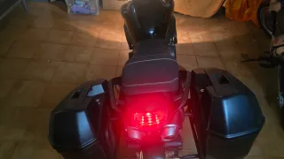 Yamaha FZ6 S2 Negra con Maletas Givi