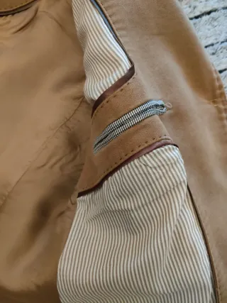 Cappotto Zara Beige senape Donna