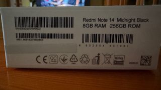 Xiaomi Redmi Note 14 Negro