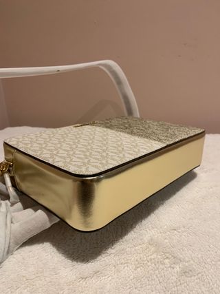 Michael Kors Jet Set Item Dourada Transversal