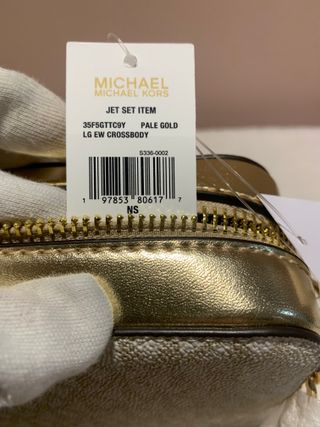 Michael Kors Jet Set Item Dourada Transversal