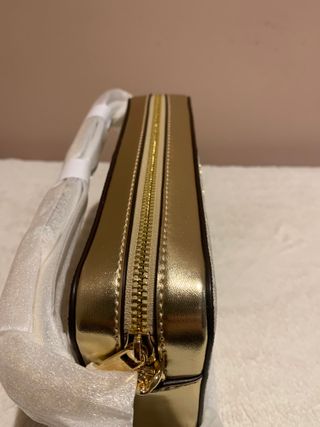 Michael Kors Jet Set Item Dourada Transversal