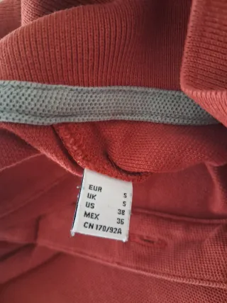 Polo Pedro del Hierro Talla S Rojo