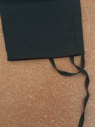 Pantalón Cargo Streetwear Negro Talla M