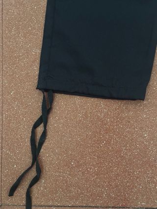 Pantalón Cargo Streetwear Negro Talla M