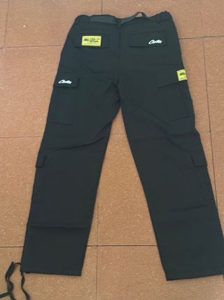 Pantalón Cargo Streetwear Negro Talla M