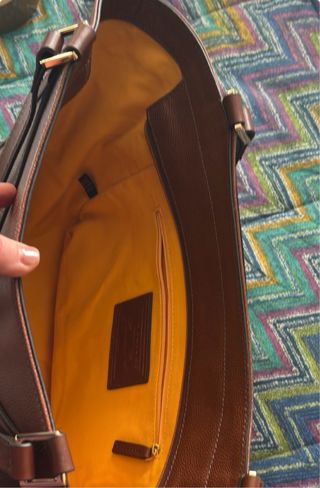 Borsa The Bridge in pelle marrone