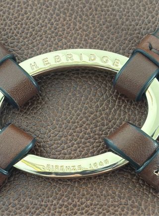 Borsa The Bridge in pelle marrone