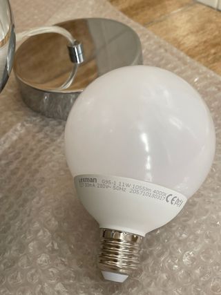 Lámpara de techo regulable metalizada