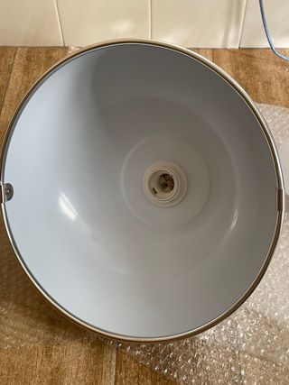 Lámpara de techo regulable metalizada