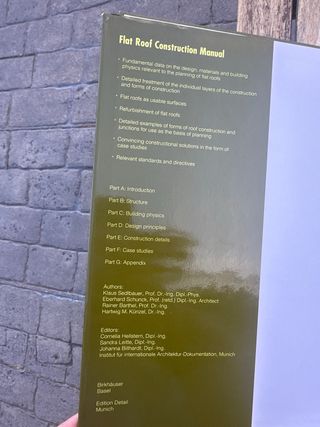 Flat Roof Construction Manual Materials, Design...