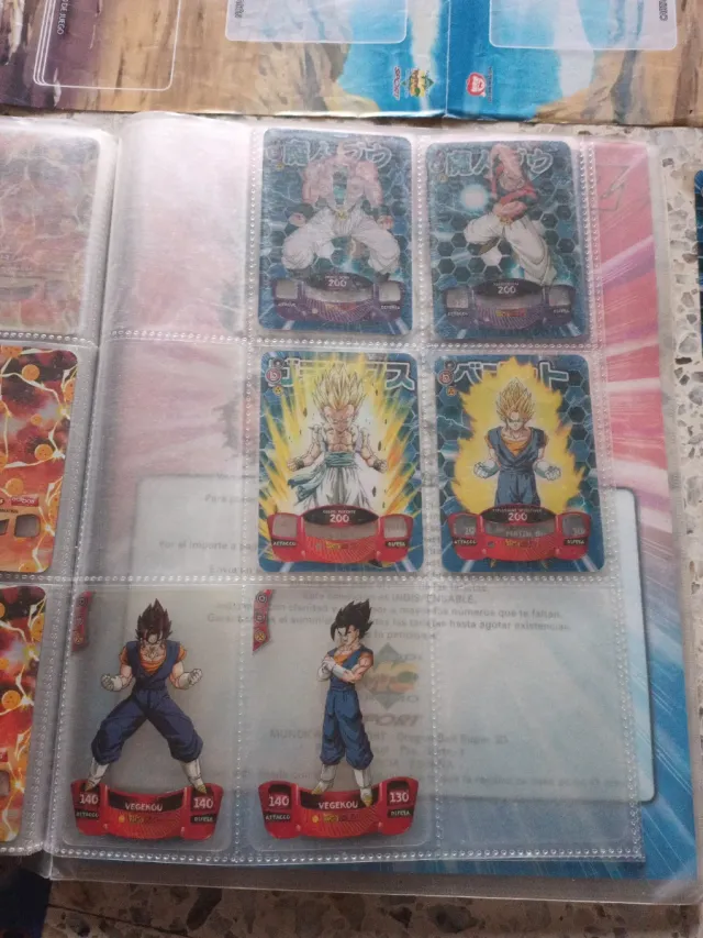 Álbum Dragon Ball Z Lamincards + Cartas