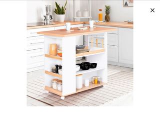 Isla de cocina con almacenamiento