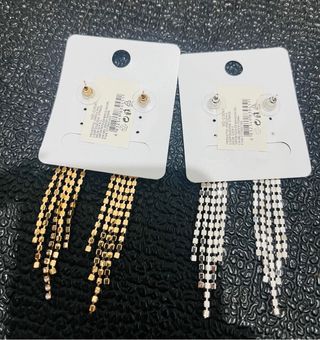 Orecchini donna pendenti strass