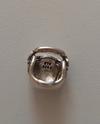 Charm Pandora Casco da Football Argento