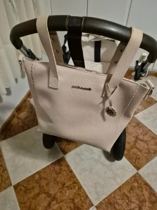 Bolso carrito bebé rosa