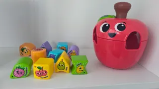 Manzanita Comeformas Juguete Educativo