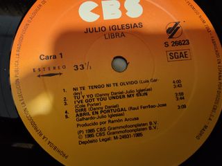 Vinilo Julio Iglesias Libra