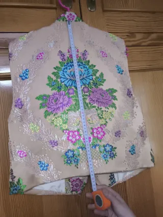 Traje de Fallero Azul y Multicolor